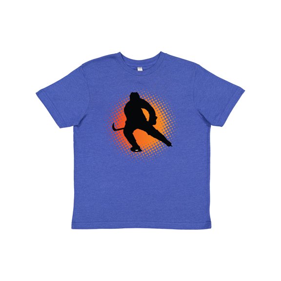 Inktastic Ice Hockey Silhouette Youth T-Shirt