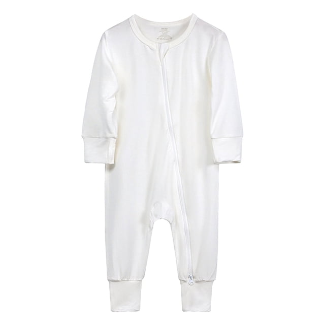 2025 CottonClothes Rompers Footless Pajamas Zipper Bunny Romper Boy Long Sleeve Sleeper