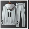 thumbnail image 1 of Basketball Winter Kit Basketball Jersey Training-irving Grey, 1 of 2
