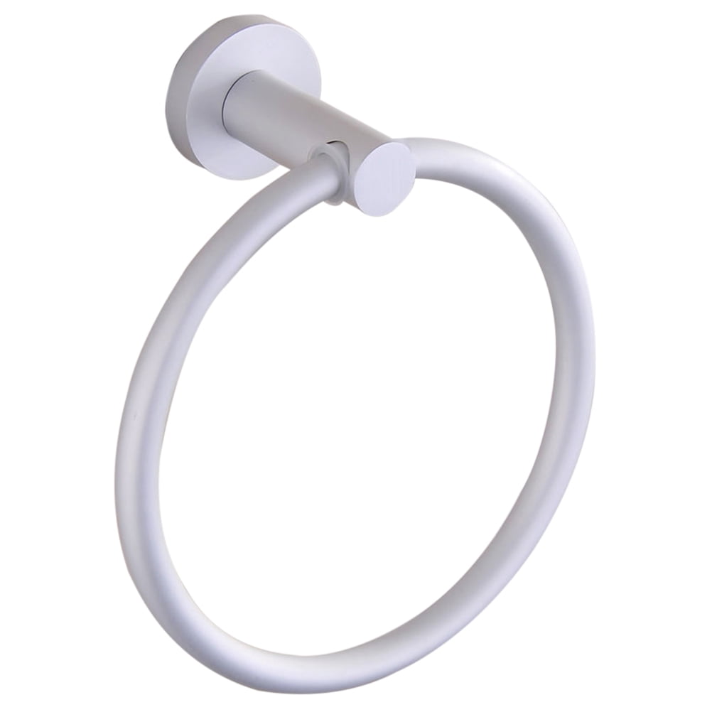 Space Aluminum Towel Ring Wall Mounted Bath Towel Holder Round Towel ...