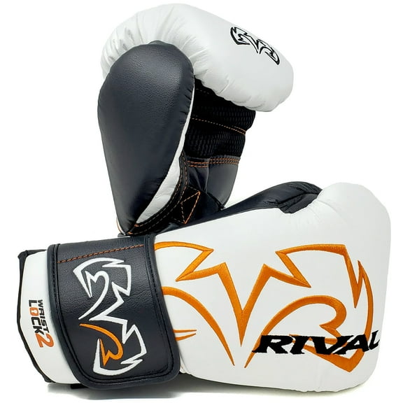 RIVAL Boxing RB11 Evolution Hook and Loop Bag Gloves - Large - White