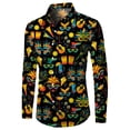 thumbnail image 5 of PMUYBHF T-Shirt Imprimé 3D Numérique pour Hommes Manches Courtes Col Rabattu 3252 S, 5 of 5