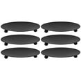 thumbnail image 1 of 6Pcs Iron Candle Plate Simple Candlestick Candle Holder Centerpiece Party Decor, 1 of 9