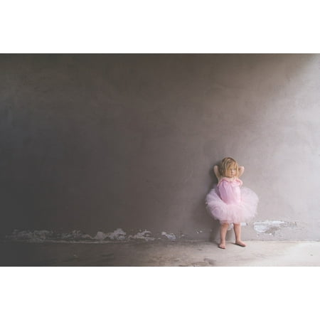 LAMINATED POSTER Kids Ballerina Toddler People Pink Tutu Ballet Poster Print 24 x 36