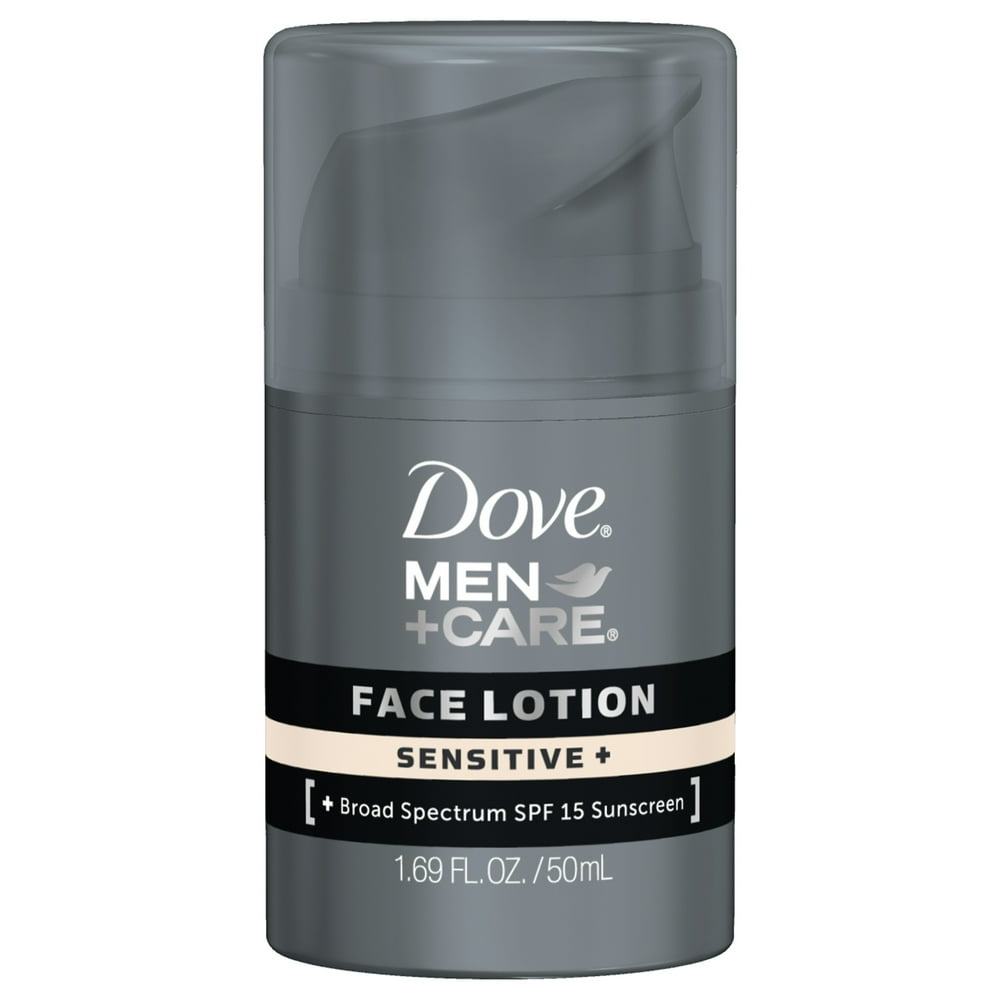 Dove Men+Care Face Lotion Sensitive Plus 1.69 oz Walmart