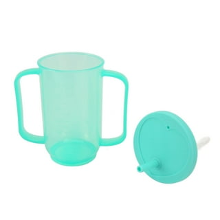 Adult Sippy Cup 2 Handle Plastic Mug 10 oz No Spill Cups for Elderly Spill  Resistant Lightweight Dri…See more Adult Sippy Cup 2 Handle Plastic Mug 10