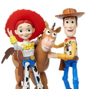 Disney and Pixar Storytellers Toy Story Pack of Woody, Jessie & Bullseye Posable Action Figures