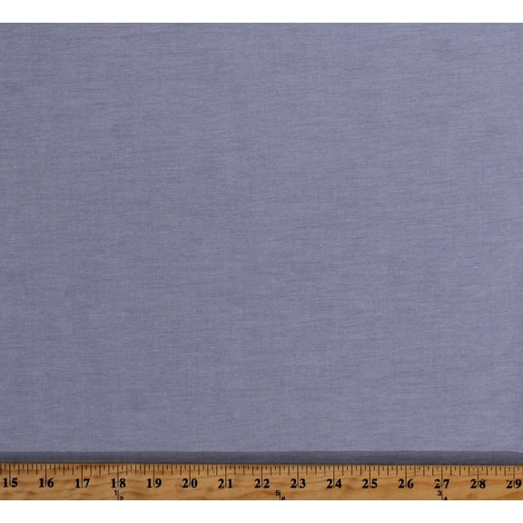 Cotton Chambray Blue 44" Wide Shirting Fabric by the Yard (7900P-10C)