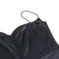 thumbnail image 4 of ITFABS Summer Women Skirt, Solid-Color Straps V-Neck High Slit Slip Dress, 4 of 9