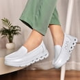 thumbnail image 3 of YOURDIARY Women's Slip on Loafer Shoes - Faux Leather Casual Flat Nurse Walking Sneakers, 3 of 5