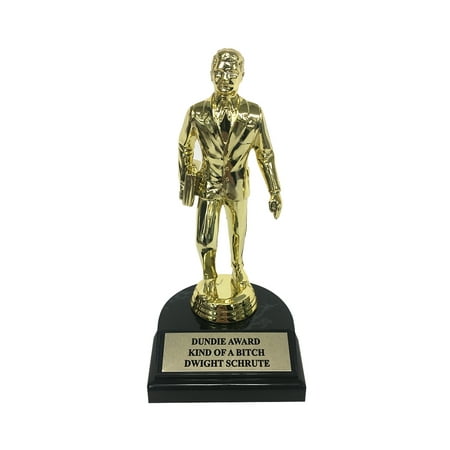 Dwight Schrute Kind of A Bitch Dundie Award Trophy Office Gift Angela