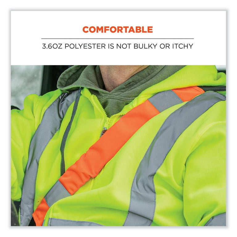 GloWear 8004 Hi-Vis Seat Belt Cover, 6 GloWear 8004 Hi-Vis Seat Belt Cover, 6