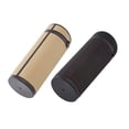 thumbnail image 1 of Portapañuelos para automóvil - Caja cilíndrica de accesorios interiores negro y beige, 1 of 6