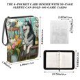thumbnail image 3 of Game Card Storage Bag Collectible Trading Card Albums The 4-Pocket Card Binder With 50-Page Sleeve Can Hold 400 Game Cards Husky and Bird, 3 of 6