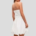 thumbnail image 4 of Ovzne Robes d'Été pour Femmes Robe Mode Sans Manches Robe Unie avec Poches Robe Courte Mini Robes pour Femmes Liquidation, 4 of 7