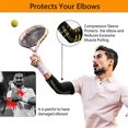 OMAX Elbow Compression Sleeve Brace (1 Pair) Instant Arm Joint