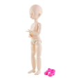thumbnail image 3 of Cuerpo de muñeca BJD Girl,Partes del cuerpo desnudo de muñeca articulada flexible sin pintar,Muñeca articulada con bola 1/6 partes del cuerpo fabricación de bricolaje,Accesorios para, 3 of 10