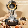 thumbnail image 4 of Portable Electric Smoke Away purifier Fan, Smoke Fan for Smoking Indoors, Removable and Washable Filter, For Indoor BBQ, Hot Pot, Extractor Hood (Purple,Plug-in), 4 of 8