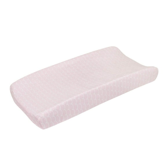 Funda para Cambiador NoJo Sugar Reef Mermaid rosa y blanco con Diseño de Sirena