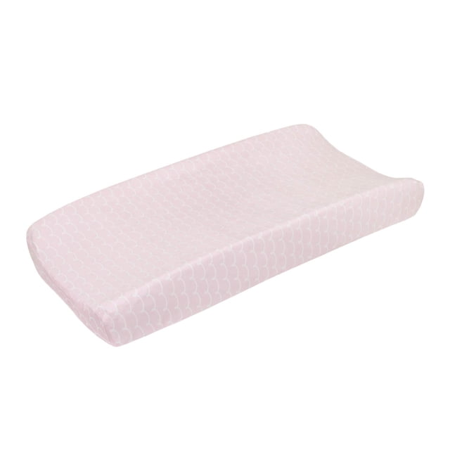 Funda para Cambiador NoJo Sugar Reef Mermaid rosa y blanco con Diseño de Sirena