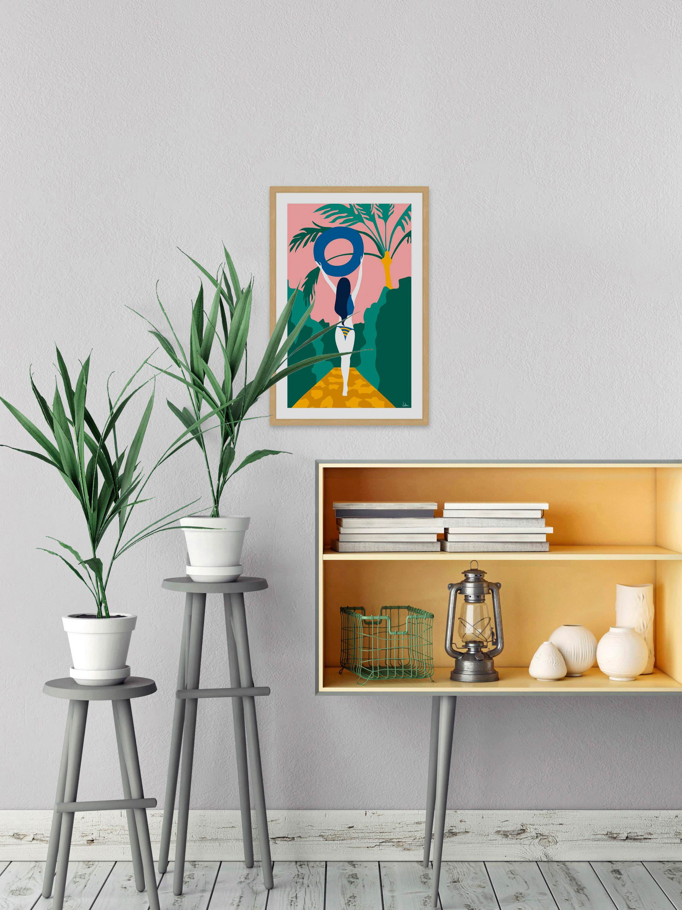 Welcome Summer Framed Painting Print