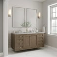 thumbnail image 5 of James Martin Vanities 60" Double Vanity, Smokey Celadon w/ 3 CM Eternal Serena Top, 5 of 7