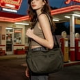 thumbnail image 6 of Waterproof Nylon Tote Bag Large Capacity Bag, Lightweight Casual Shoulder Crossbody Multi Pocket Organizer Durable Design, Sports Commute Shopping Bag for Work School Outdoor, 6 of 9