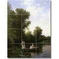 thumbnail image 1 of Ceramic Tile Mural-Alfred Bricher Country Painting 33. 18" w x 24" h using (12) 6 x 6 ceramic tiles, 1 of 3