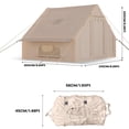 thumbnail image 2 of Garvee Inflatable Camping Tent 9.84 x 6.89 x 6.56 ft, for 4 Person, with Air Pump, Khaki, 2 of 8
