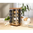 thumbnail image 4 of Kamenstein Warner 16-Jar Revolving Countertop Spice Rack Organizer with Free Spice Refills for 5 Years, 4 of 14