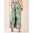thumbnail image 4 of Globus Women Floral Print Mid-Rise Wide Leg Palazzos, 4 of 6