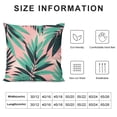 thumbnail image 6 of American Country Style rain-Forest Palm Leaves Sweet Cool Fruit Linen Square Throw Waist Pillow Case Decorative Cushion Cover Pillowcase Sofa, 6 of 6
