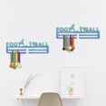 thumbnail image 3 of Thickened Double Layer Rounded Corner Medal Display Shelf for Badminton  Football  and Basketball Medals - Anti-Deformed Hanging Holder for Home Use, 3 of 7