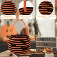 thumbnail image 5 of CHERISHGARD Set of 2 4L Halloween Cute Cotton Rope Baskets for Kids ,5.9 in*5.9 in*5.9 in ,Halloween Party Baskets for Candy,Toys, 5 of 7