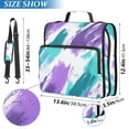 thumbnail image 2 of FORMRS Zipper Binder with Shoulder Strap 2-inch Ring 500 Sheet Capacity File Bag, Green Drawing, 2 of 5