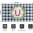 thumbnail image 3 of Wipe Your Paws Doormat,Buffalo Plaid Indoor/Outdoor Non-Slip Rug, Front Door Mat for Outside Porch Entrance,Home Entryway Farmhouse Decor,30" x 17\u201d,Machine Washable Low-Profile Door Mat, 3 of 6