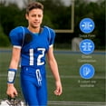 thumbnail image 3 of Pro Athletics Football Quarterback Playbook Wristbands for Adult and Youth - Wrist Coach for All Sports with 3 Compartments Youth 12-Pack, 3 of 6