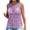 Purple, variant on Sleeveless Women Casual Crochet Sweater Vest Hollow Out Knit Tank Tops