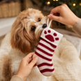 thumbnail image 3 of Christmas Knit Stocking Small Gift Bags for Pet Cats and Dogs, Holiday Candy Holder, Knitted Sock Decoration for Christmas Tree and Fireplace Hanging Decor, 3 of 4