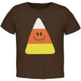 thumbnail image 1 of Halloween Candy Corn Costume Brown Toddler T-Shirt, 1 of 1