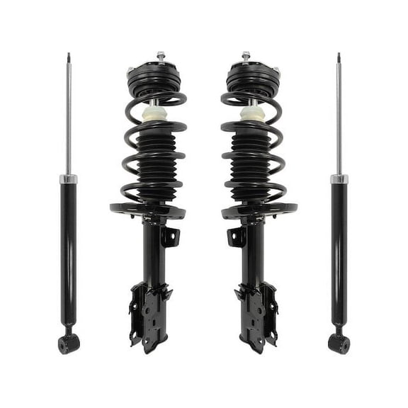 Front and Rear Suspension Strut and Shock Absorber Assembly Kit - Compatible with 2014 - 2019 Ford Fiesta 2015 2016 2017 2018