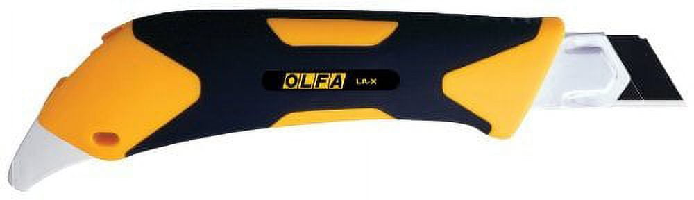 OLFA 1072198 LA-X 18mm Fiberglass Rubber Grip Heavy-Duty Utility Knife 2.Units