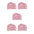 thumbnail image 1 of mmirethe Bonnet de Nuit en Coton Doux et Extensible pour la Perte de Cheveux Rose 56-58cm 5Set, 1 of 6