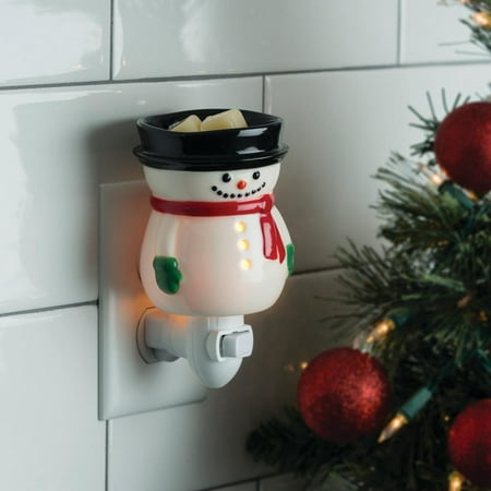 Candle Warmers Etc Pluggable Fragrance Warmer, Snowman
