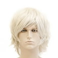 thumbnail image 2 of Onedor 12 Inch Short Straight Men Hair Wig Colored Cosplay Wig Heat Friendly Party Costume Unisex Wig, 2 of 4