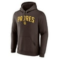 thumbnail image 2 of Men's Brown San Diego Padres Series Sweep Pullover Hoodie, 2 of 3