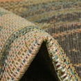 thumbnail image 4 of Unique Loom Baja Outdoor Collection Area Rug - Cabo (5' 3" Square Multi/Blue), 4 of 7