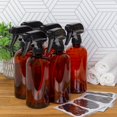 thumbnail image 2 of Botellas de aerosol Cornucopia Brands Amber Plastic 475 ml (paquete de 6), 2 of 9