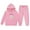 Pink, variant on Toddler Girls Outfit Sets Kids 2025 New Year Printing Middle And Large Long Sleeved Letter Print Hooded Top Sweater Pants Set,2-Piece,Size 2-13Y