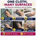 thumbnail image 3 of 6-Pack Magic Cleaning Cloth Microfiber Cleaning Cloths Lint Free and Scratch Resistant Reusable Cleaning Rags for Glass Window Kitchen Stainless Steel Cars Screens, 3 of 11